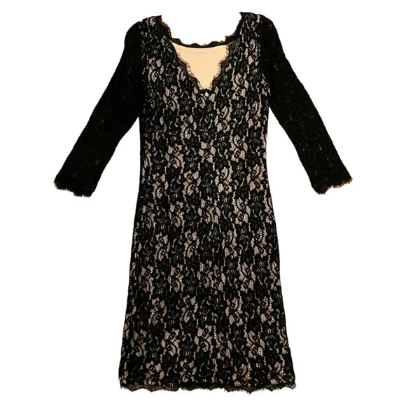 ⭐️Host Pick! ⭐️ Aritzia T. Babaton - Black Lace Mini/Above Knee Dress - 0 - Picture 4 of 7
